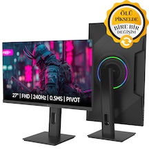 James Donkey Arven A70 27'' 240Hz 0.5Ms FHD VA Panel Gaming RGB Pivot Monitör (Ölü Pikselde Anında Değişim)