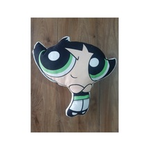 Ow Bag Power Puff Girls Buttercup Desenli Şekilli Tasarım Chibi Karakter Yastık Çok Renkli