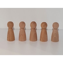 Waldorf Montessori Peg Bebek 5'li Mini İnsancık Nins Kırtkırt ...