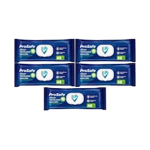 Prosafe Hasta Vücut Temizleme Islak Mendil Havlu 48 Yaprak Xl 5 Li Set Plastik Kapak 5'li Set