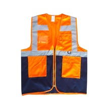 Yönetici Ikaz Yeleği Turuncu/Lacivert M Beden (205706401)