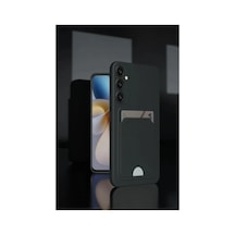 Samsung Galaxy A35 5g Kılıf Kelvin Kartvizitli Silikon - Lacivert Çok Renkli