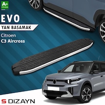 S-dizayn Citroen C3 Aircross 2 Evo Krom Yan Basamak 183 Cm 2024 Üzeri A+ Kalite