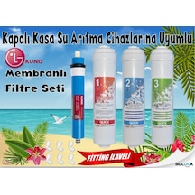 Su Arıtma Filtre Seti Inline Set Lg Kuno Membran (En Iyi lı