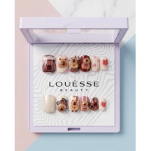 Louésse Capy Love Story Takma Tırnak 12 Li Kapibara Kalpli Cute Nail Set