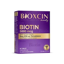 Bioxcin Biotin 5000 Mcg Takviye Edici Gıda 30 Tablet