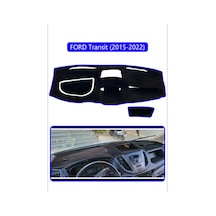 Ford Transit 2015-2022 Torpido Koruma Halısı Mavi Kenar