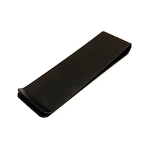 Spelt Metal Kağıt Para Tokası Kart Tutucu Klips Cüzdan Ataş Siyah 70 Mm X 20 Mm Siyah
