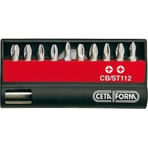 Ceta Form Cb/st112 Bits Uç Takımı 11 Parça Yıldız/pozidriv Standart