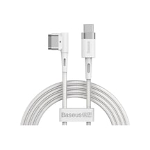 Baseus Zinc Manyetik L Uçlu 60 W Apple Uyumlu MacBook Hızlı Şarj Güç Kablosu 2 M