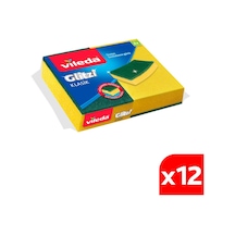 Vileda12 Paket 2'li Yeşil Klasik Düz Bulasik Süngeri