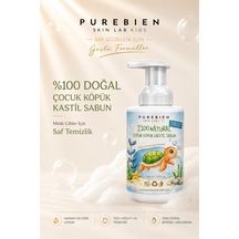 Purebien Skin Lab %100 Doğal Çocuk Köpük Kastil Sabunu - Yoğun Nemlendirici Etki 300 Ml