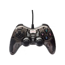 Platoon Usb Bilgisayar Oyun Kolu Gamepad Joystick Siyah