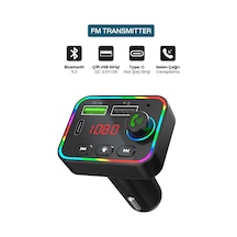 Bluetooth 5.3 Araç İçi Fm Transmitter Pd 25w Qc 3.0 Çift Usb Ekranlı Handsfree