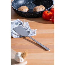 Acar 16394 Karat Çelik Servis Spatula - 28 Cm Gümüş