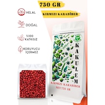 Kakulem Sertifikalı 750 Gr Katkısız Doğal Kırmızı Tane Karabiber