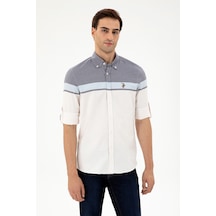 U.s. Polo Assn. Erkek Lacivert Gömlek Desenli 50296627-vr033 Lacivert
