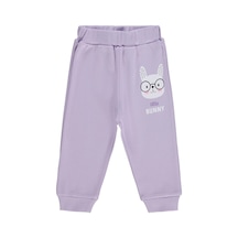 Civil Baby Little Bunny Baskılı 6-18 Ay Tek Alt Bebe - Lila