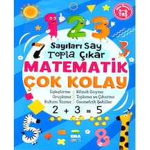 Matematik Çok Kolay Sayıları Say Topla Çıkar Okul Öncesi Eğitim