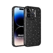 Microsonic Apple iPhone Uyumlu 14 Pro Kılıf Grand Stardust Siyah -