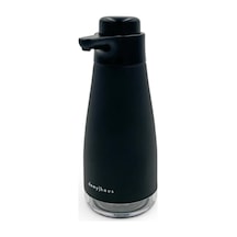 Demy Haus Sense Touch Manuel Pompalı Sıvı Sabunluk / Paslanmaz Çelik / 450ml Şeffaf Seviye Bölmesi / Parmak İzi B Çok Renkli