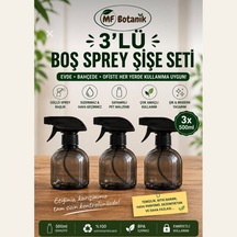 3 Lü Premium Dekoratif Boş Şişe Seti 500 Ml
