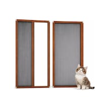 Akordiyon Kapı Kedi Sinekliği En:0-90 Cm X Boy:0-210 Cm Demir, Ahşap,pimapen Alüminyum,uyumlu Çok Renkli