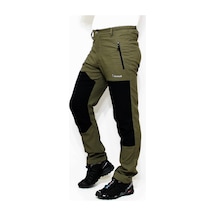 Mudwill Alpin Likralı Erkek Outdoor Pantolon Haki-Siyah Haki