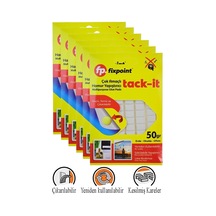 Hamur Yapıştırıcı Tack-it 50gr 6 Paket Fixpoint 65 Parça Macun Sakız Yapıştırıcı Takıt Çerçeve Afiş Duvar İz Bırakmaz