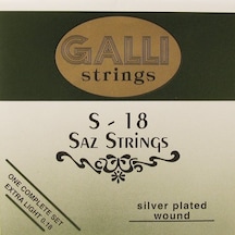 Galli S18 Bağlama Teli 018 Kısa Saz Teli - Takım Tel S-18