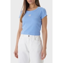 Calvin Klein Bayan T Shirt Lv047c200g C32 Mavi Mavi