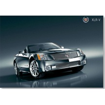 Cakasepetim Çelik Gri Cadillac Xlr V Cabrio Ahşap Mdf Tablo