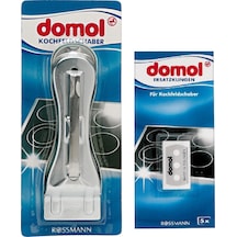 Domol Ocak Kazıma Spatulası + Yedek Başlık 5'li