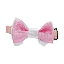 Papyonlu Boyun Tasması Toz Pembe Çok Renkli