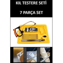 Testere Çok Amaçlı Kıl Testere Seti 6 Parça Set Hobi Kıl Testeresi Ahşap Kesme