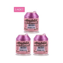 Hubrendy Tedarik 3 Adet Altınbaşak Oya Ve Dantel İpi 20 Gr - Royaleks - No: 318
