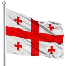 Gürcistan Bayrağı 50X75Cm.