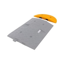 İleri Trafik Kauçuk Yol Kasisi Destekli Hız Kesici Kapağı 40 x 20 x 4 CM - 12107 YK K