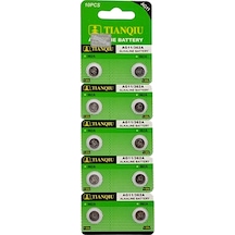 Tıanqıu Ag-11 Alkalin Lr721h/362a Düğme Pil 10lu Paket Oxford