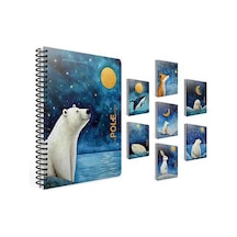 Gıpta A4 80 Yaprak Kareli Pole Notes Spiralli Pp Kapak Defter 7273000 Standart