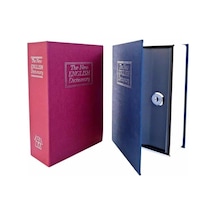 Kitap Görünümlü Gizli Kasa Büyük Boy Anahtarlı Kilitli Para Kasası Mh-hs7652-7426