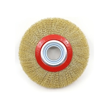 Saçaklı Daire Tel Fırça 150mm