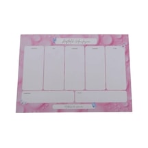 Sahife Çek Kopart 52 Yaprak Haftalık Planlayıcı 17x24cm 90 Gr Kağıt