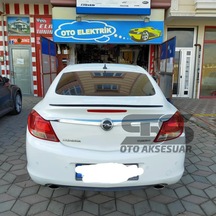 Sts Oto Aksesuar Opel Insignia Bagaj Üstü Spoiler Bagaj Çıtası Piano Black (Parlak Siyah)