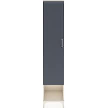Arges Dolap 2 Raflı Tek Kapaklı Tek Askılı 44x30x221 Aytaşı-antrasit Aytası
