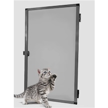 Kamataş Menteşeli Pencere Kedi Sinekliği Yırtılmaz Telli (Pet Tül) Sineklik Beyaz, 70x130 İstenilen ölçüde