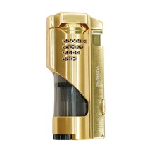 Parmida 3 Torch Pürmüz Delicili Gold Metal Puro Çakmağı - Tr9484