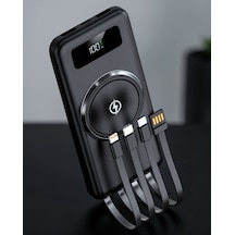 Kablolu Ve Kablosuz Şarjlı 10000 Mah Powerbank Uuczzzpwpg10powerbankkkkk3 Çok Renkli