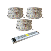 4040 Yeni Nesil Şerit Led Beyaz 15 Metre + 16.5 Amper 200W Trafo