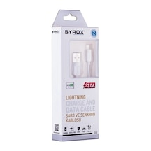 Syrox C12 Apple iPhone Uyumlu Lightning Şarj Kablosu
